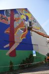 Powstawanie muralu przy ul. Garncarskiej /fot. RK